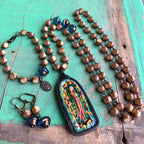 Lydia Hand Painted OLG Necklace