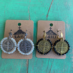 Beautifully Beaded St Benedict Earrings