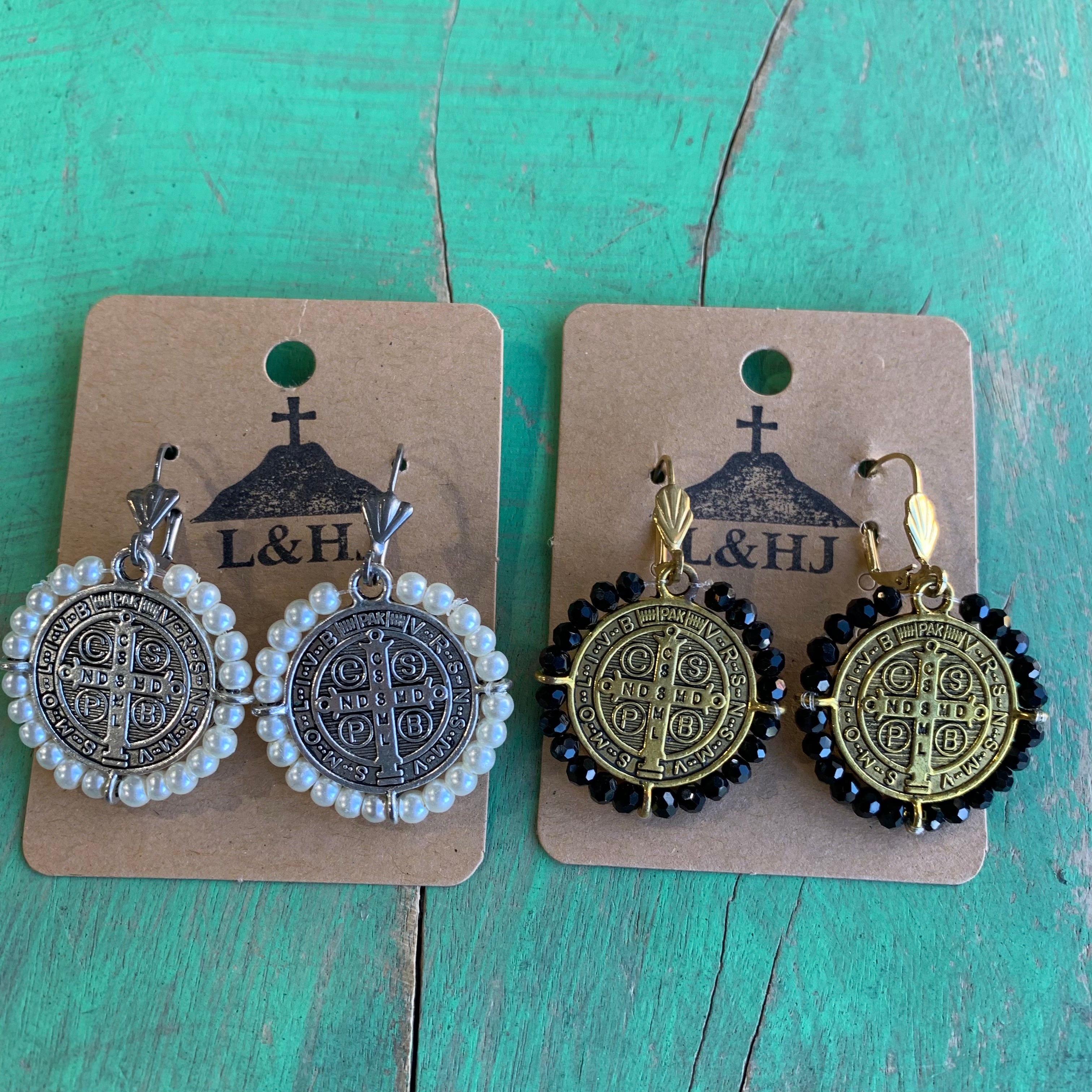 Beautifully Beaded St Benedict Earrings