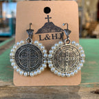 Beautifully Beaded St Benedict Earrings