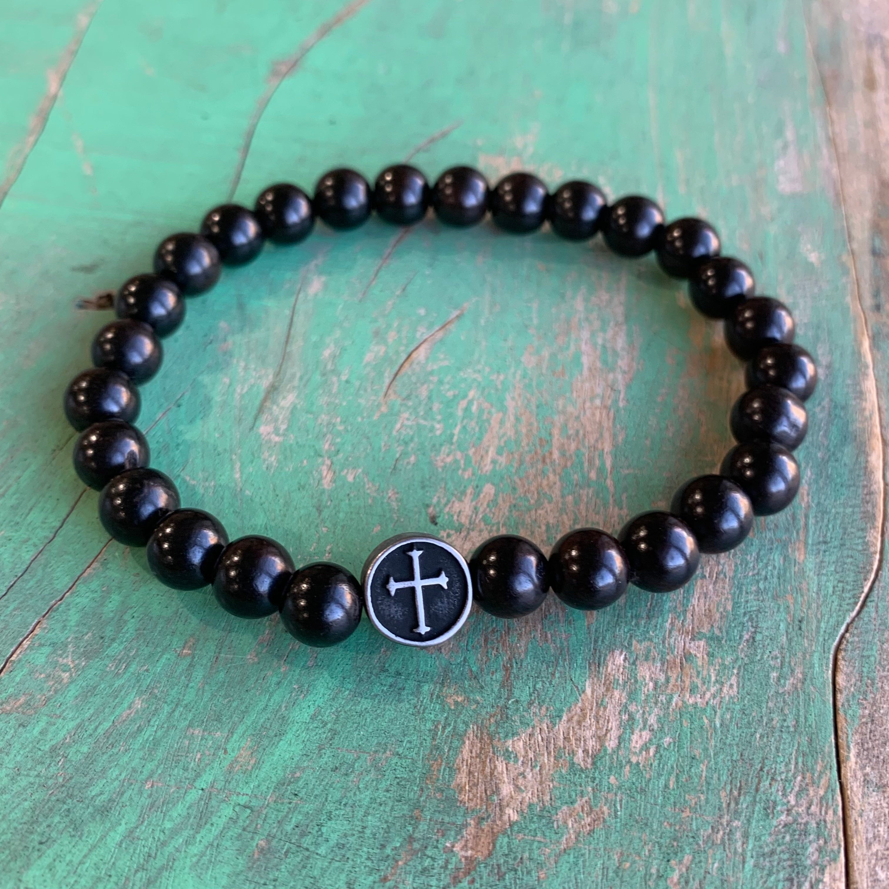 Ebony Wood Protection Bracelet
