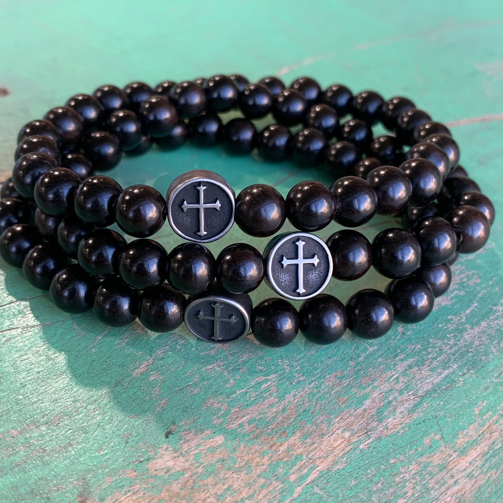 Ebony Wood Protection Bracelet