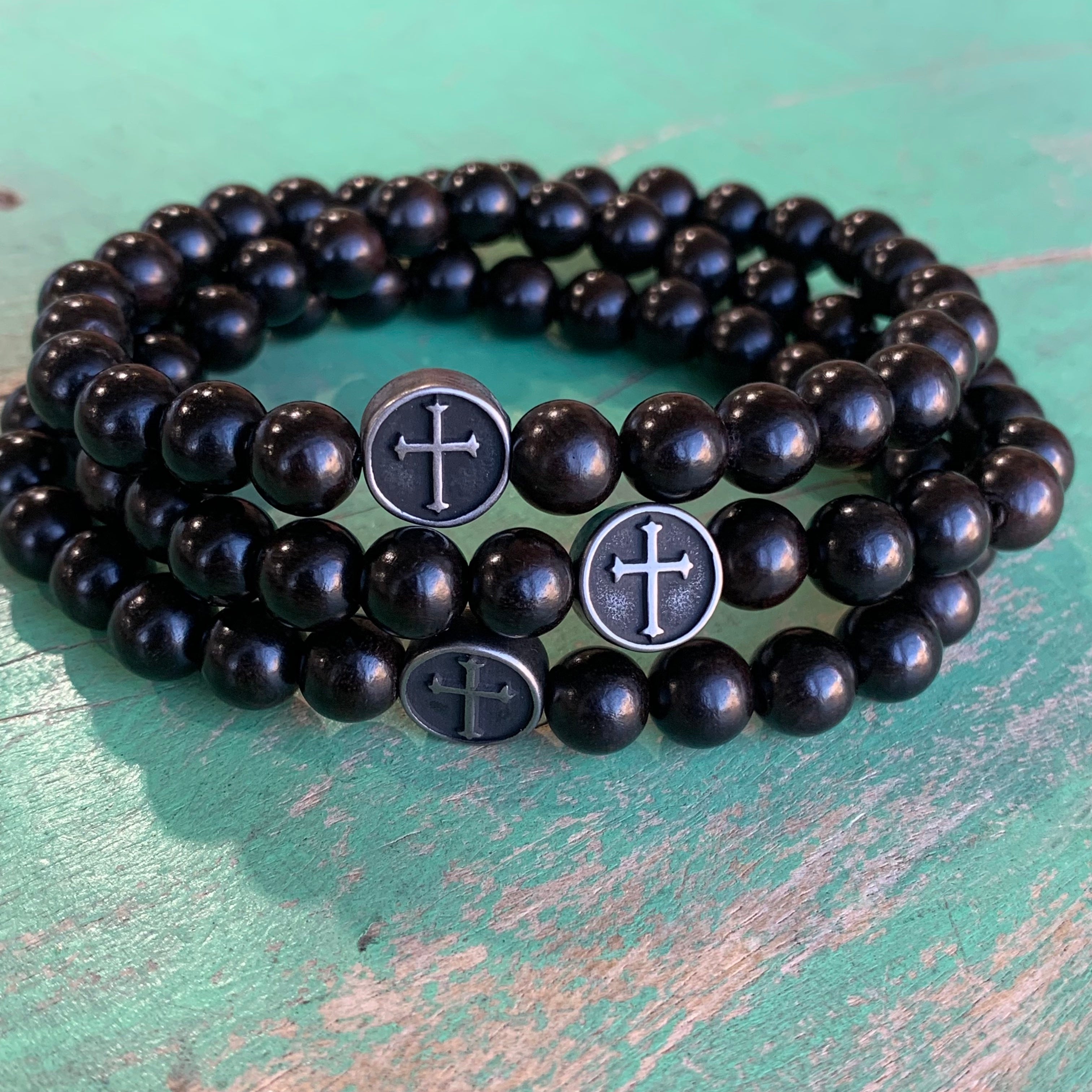 Ebony Wood Protection Bracelet