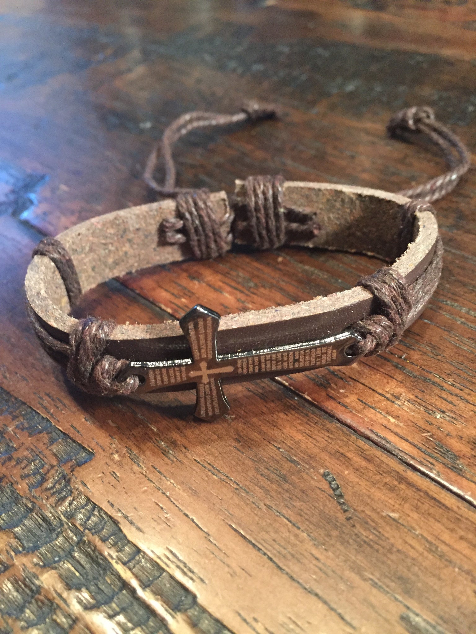 Men's Padre Nuestro (Lord's Prayer) Bracelet