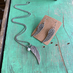 Angel Wing Necklace and Earrings