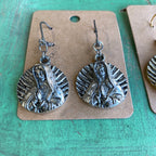 Silver and Gold OLG 3D Earrings