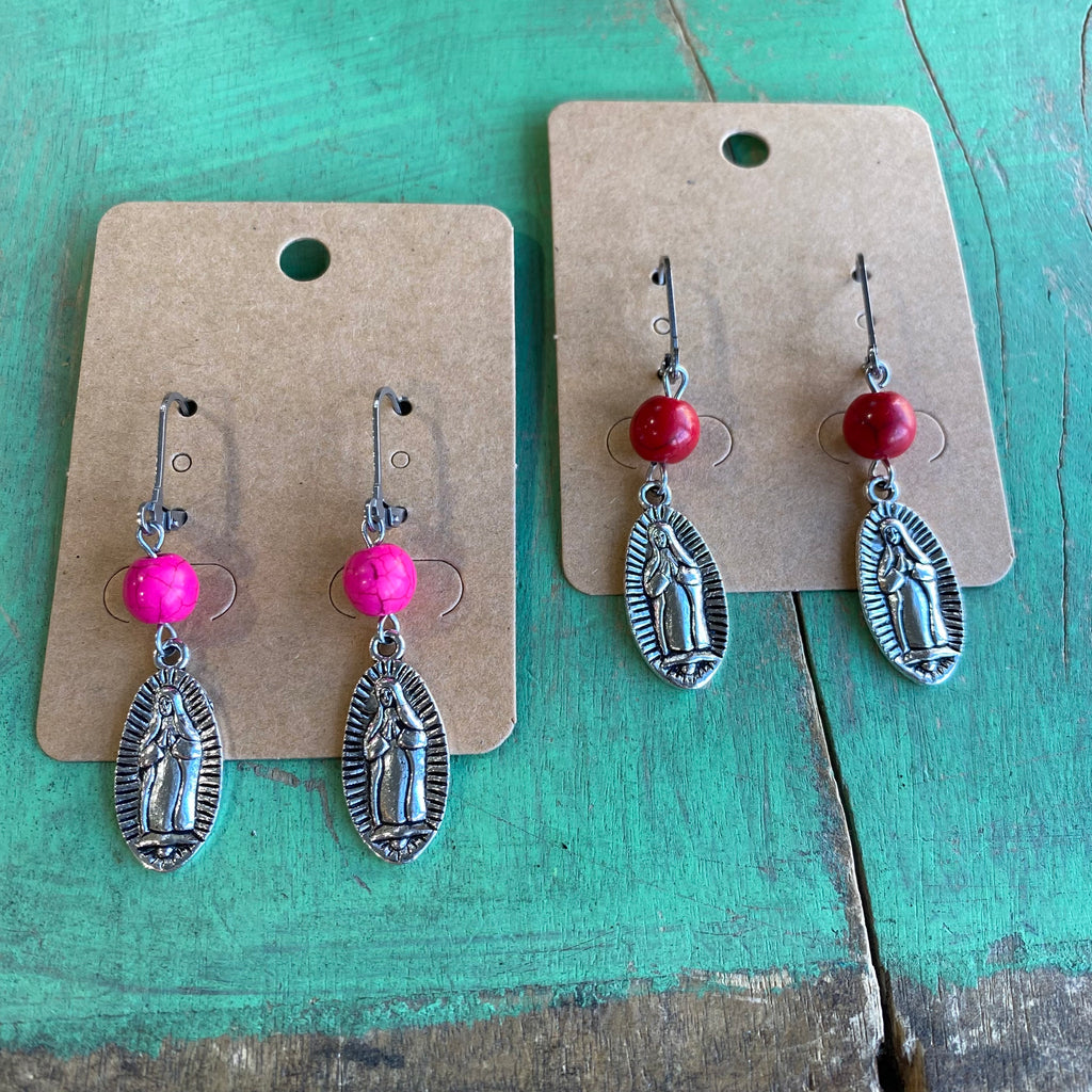 OLG Howlite Bead Earrings