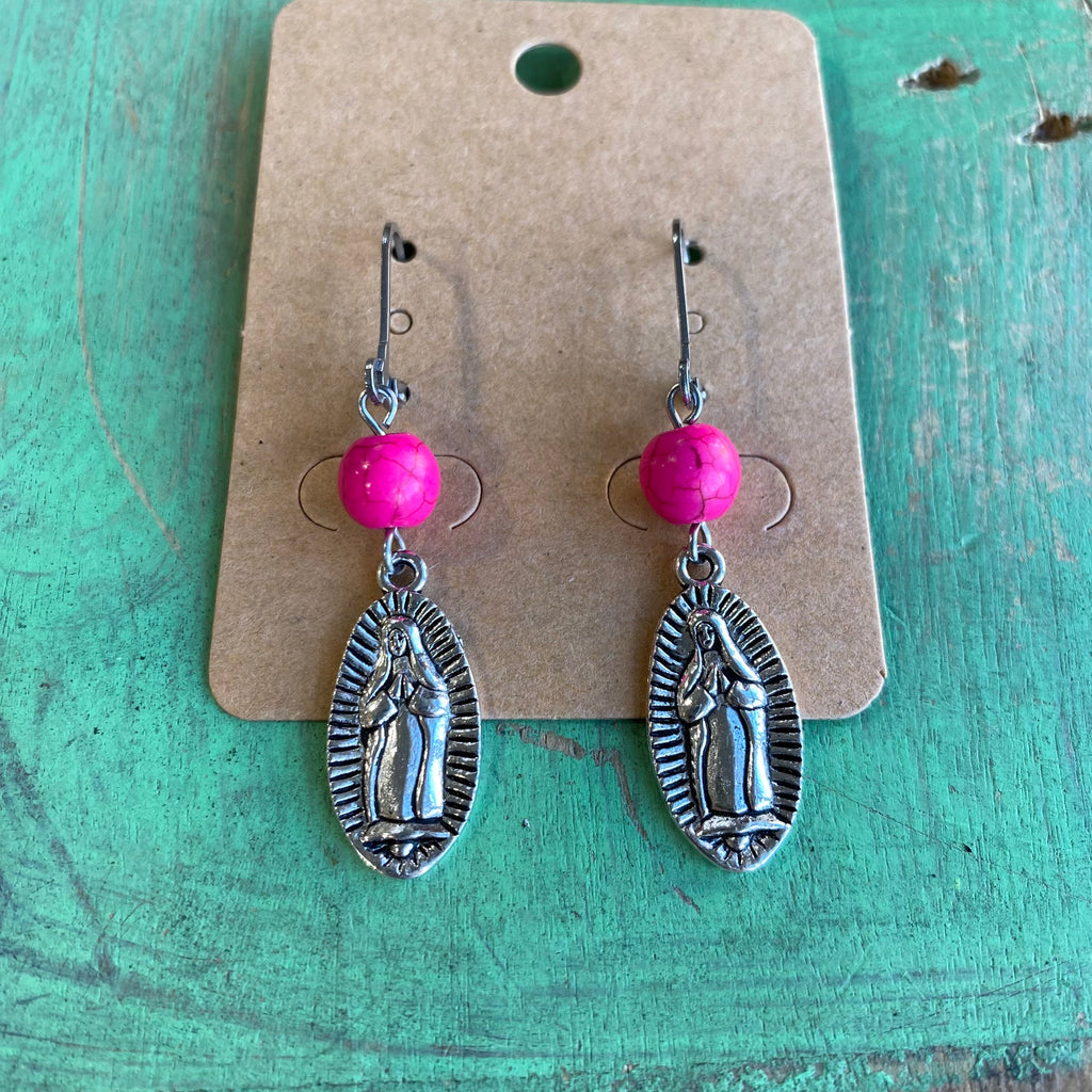 OLG Howlite Bead Earrings