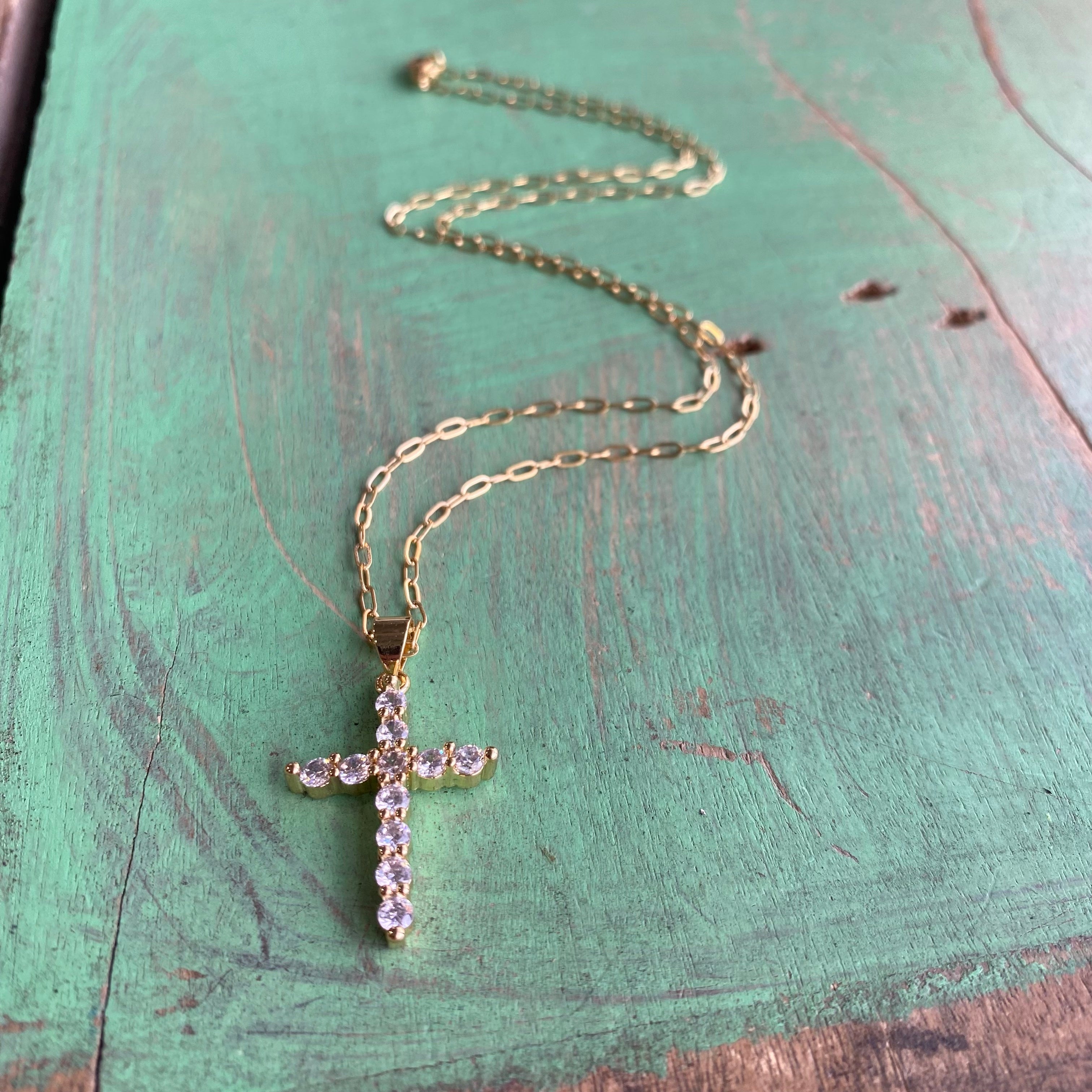 Radiate Radiance Cross Necklace