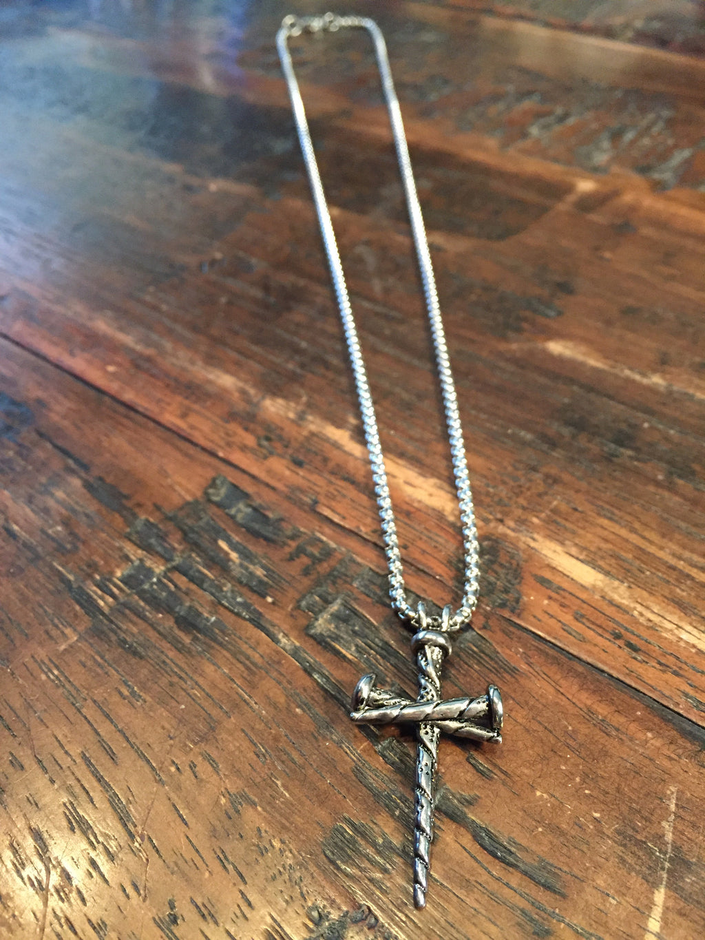 Men's Nail Cross Necklace