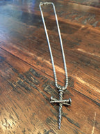 Men's Nail Cross Necklace