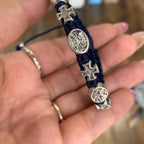 Silver St Michael Protection Bracelet