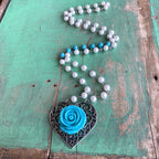 Grow in Love Necklace and Earrings Set