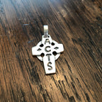Sterling Silver ACTS Cross Pendant