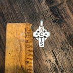 Sterling Silver ACTS Cross Pendant