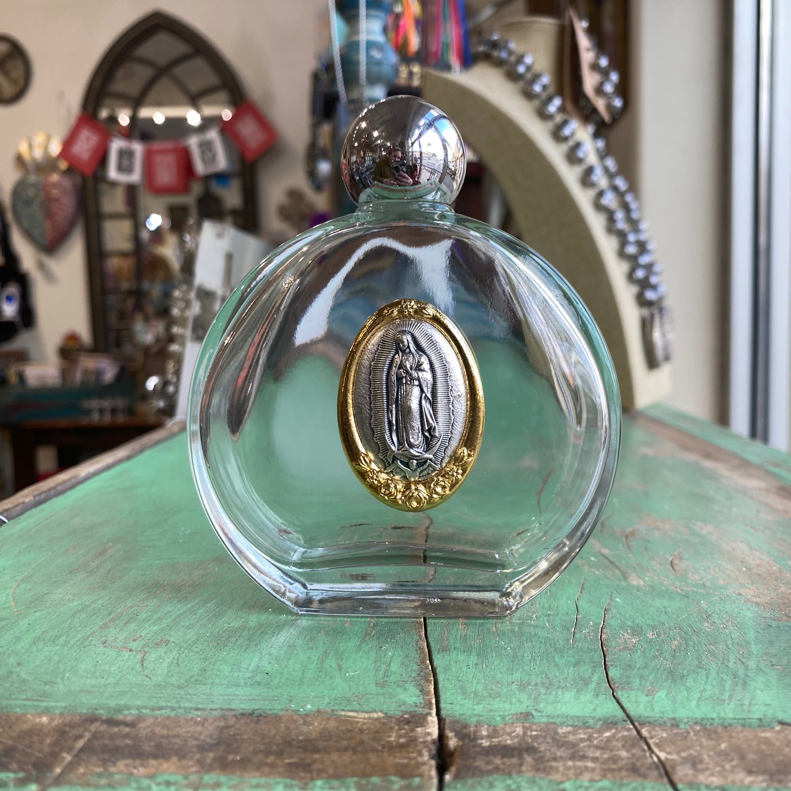 Large Glass Holy Water Bottles