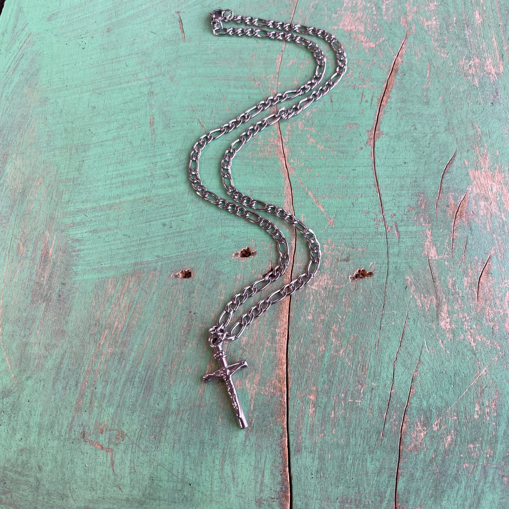 Figaro Chain with Crucifix