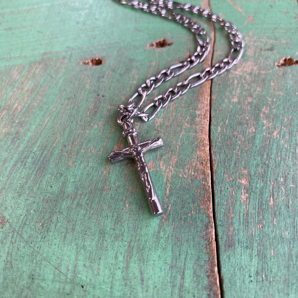 Figaro Chain with Crucifix