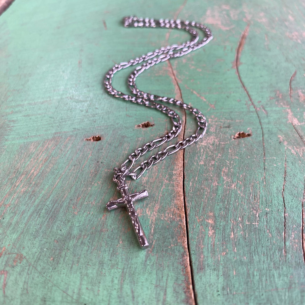 Figaro Chain with Crucifix