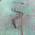 Figaro Chain with Crucifix