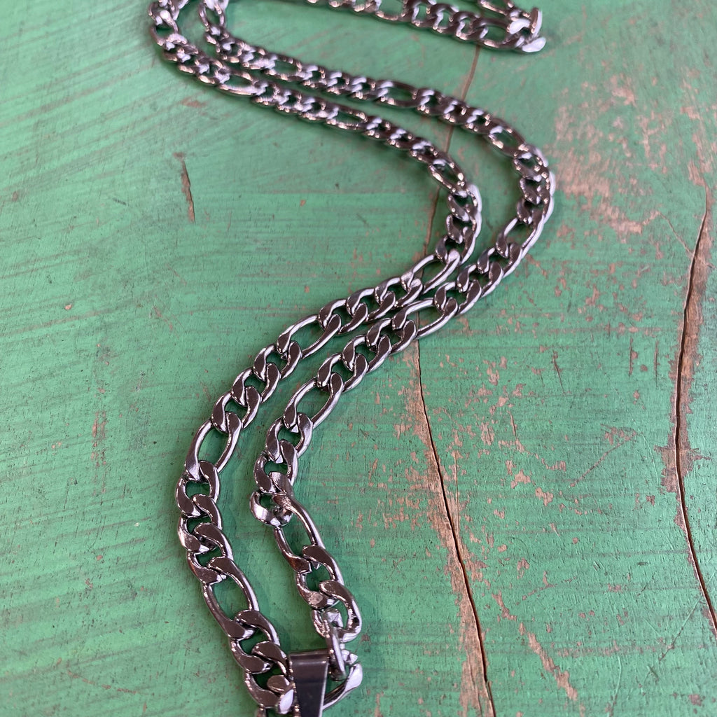 St Benedict Crucifix Figaro Chain