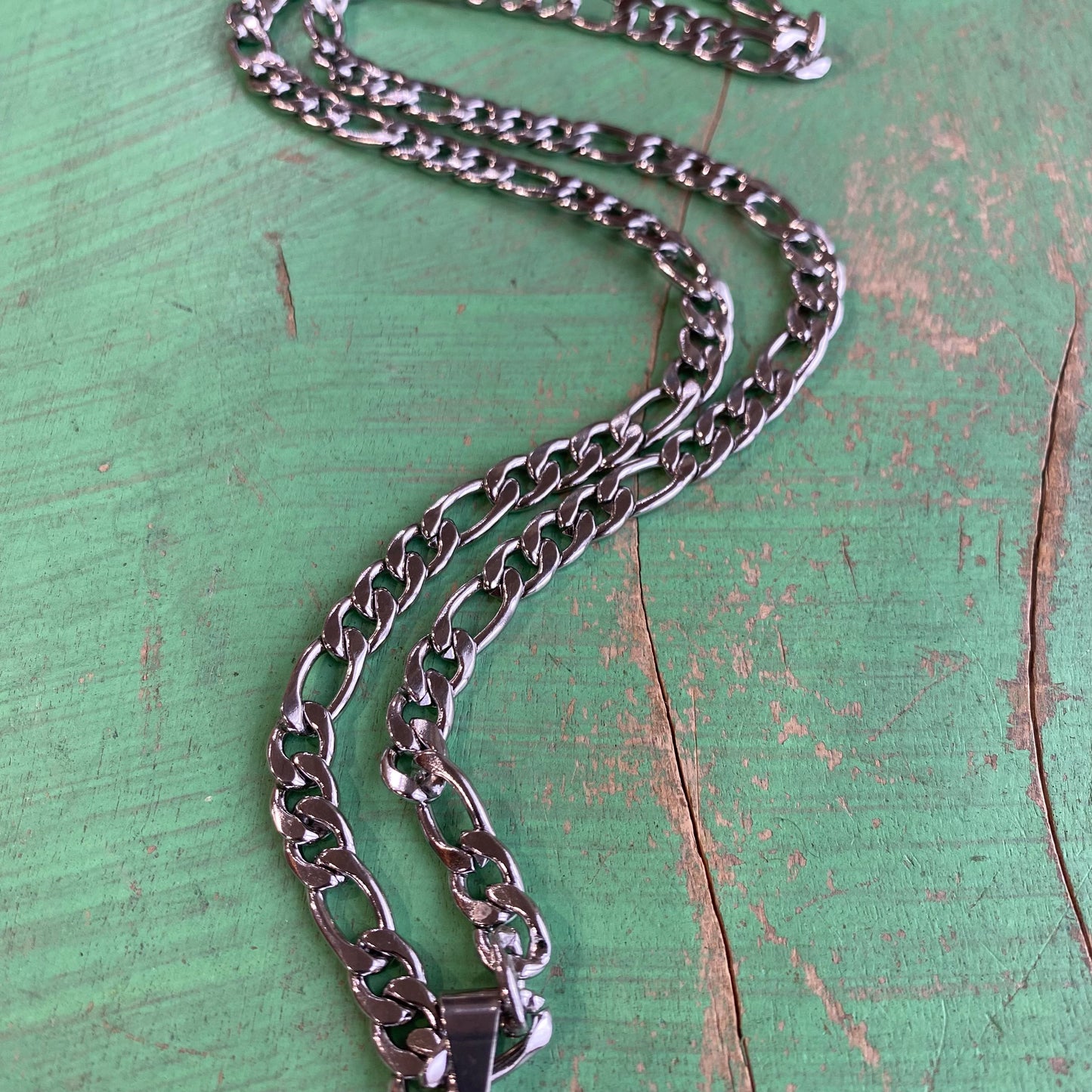 St Benedict Crucifix Figaro Chain