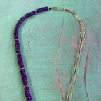 Purple OLG Paperclip Necklace