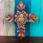 Flower Petals Milagros Cross