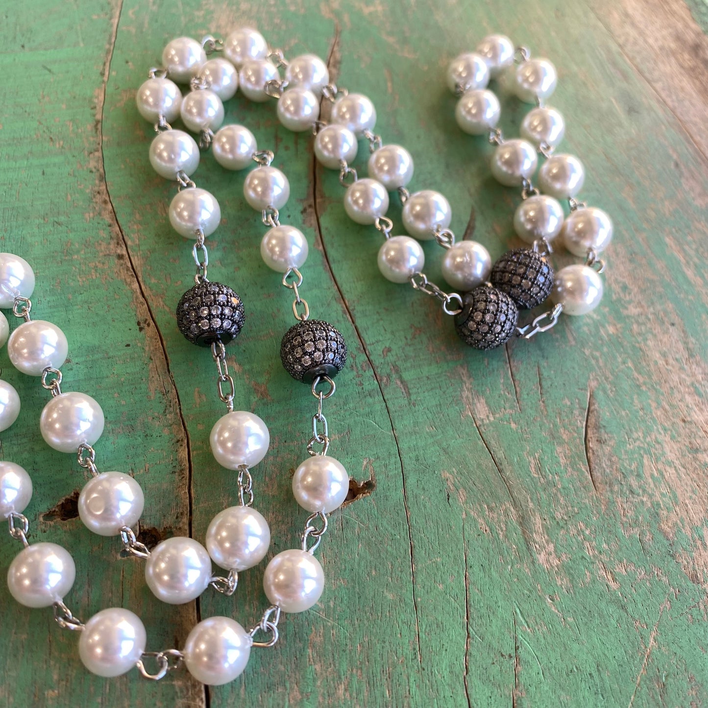 Elegant Pearl Rosary