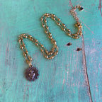 Flaming Sacred Heart Necklace