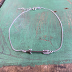 Sterling Silver Arrow Anklet