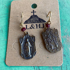 Miraculous Medal Ruby Red Set