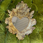 Discontinued Flower Wreath Sacred Heart Mirror