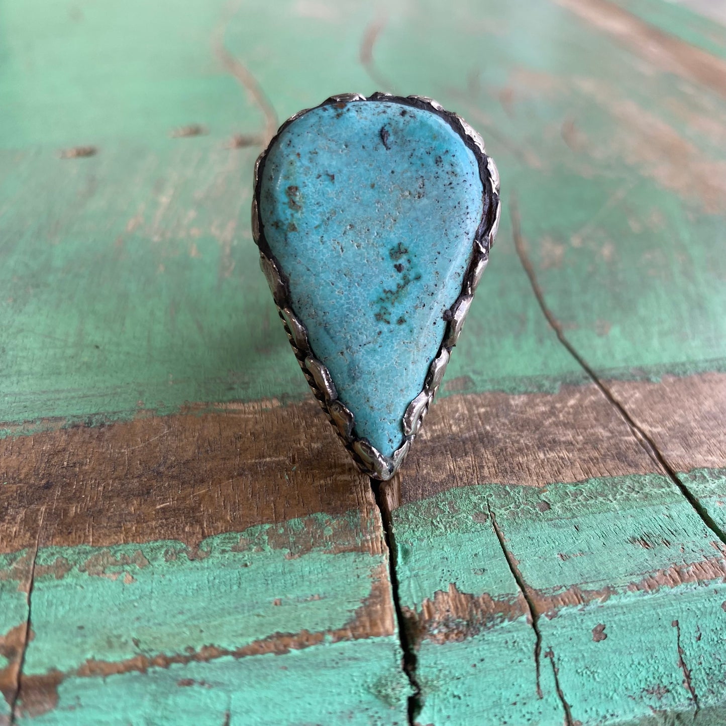 Turquoise Teardrop Ring