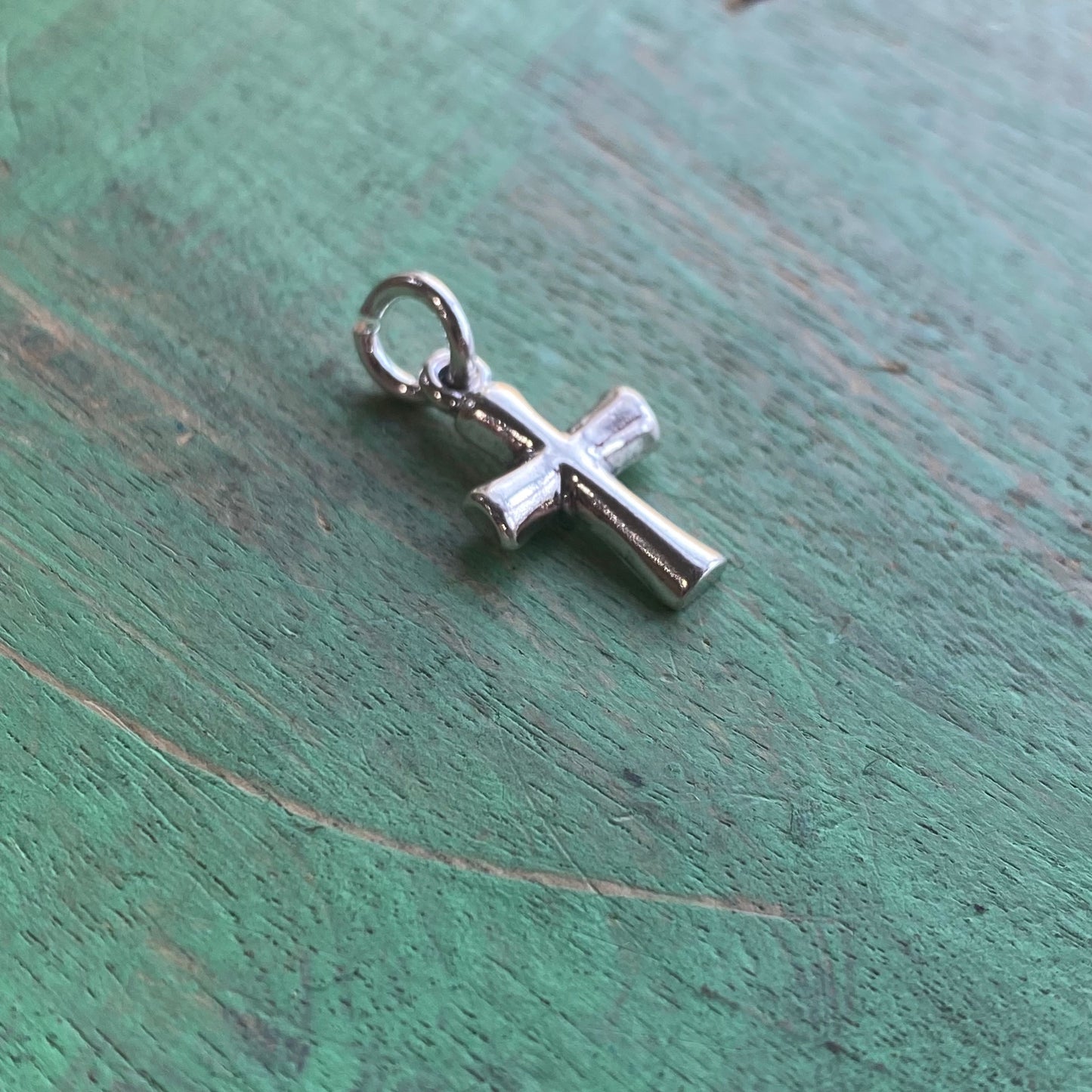 Cross Sterling Silver Charm