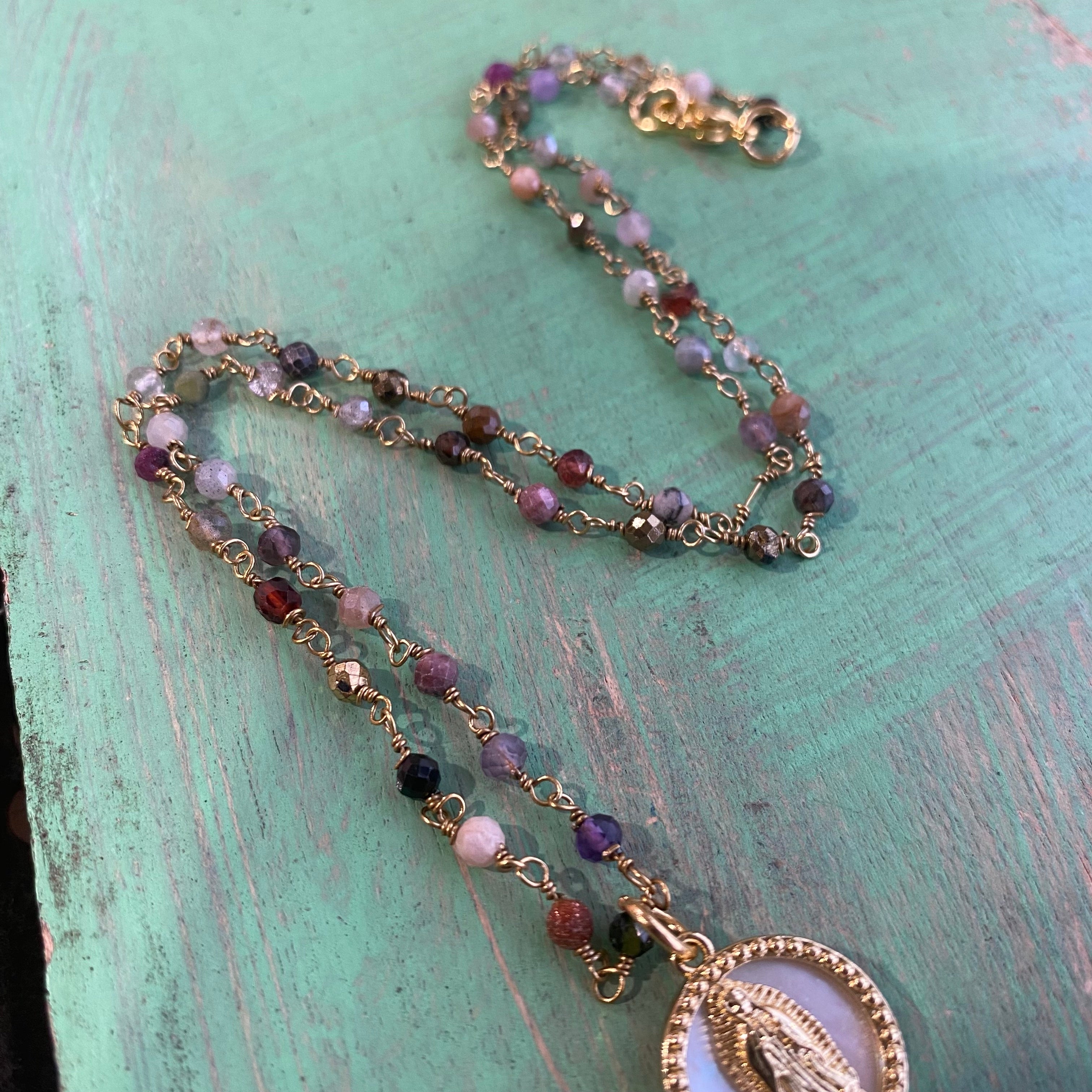 OLG Royal Colors Necklace and Earrings Set