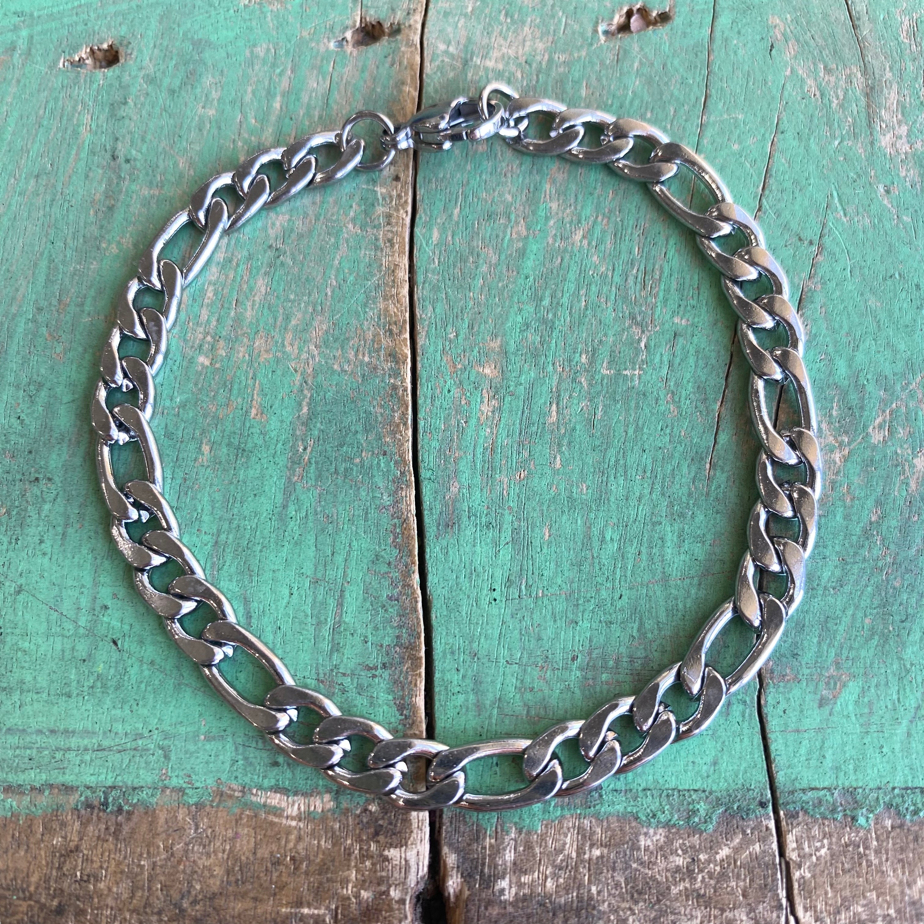 Stainless Steel Cuban Link Necklace or Bracelet