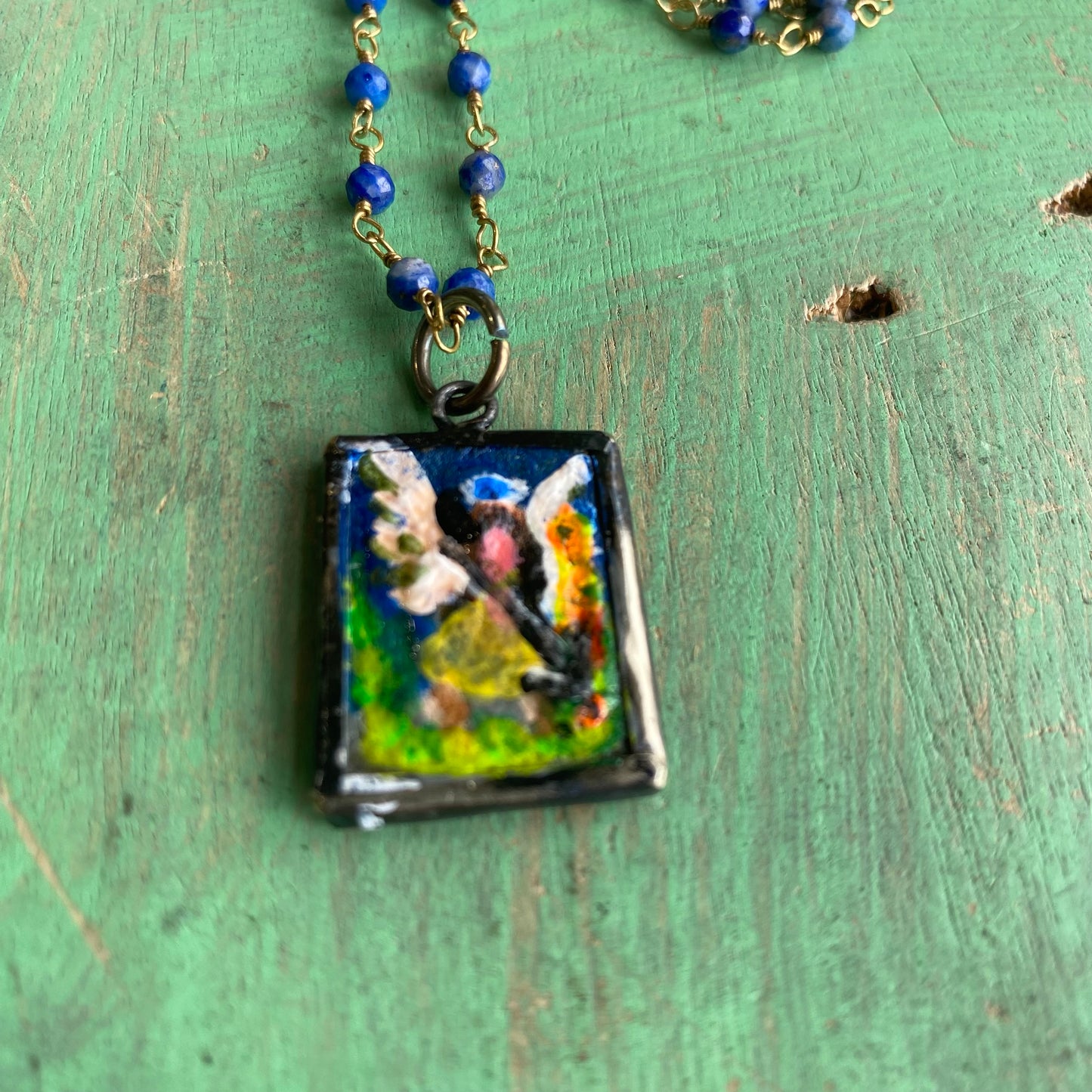 Lydia's Art St Michael Necklace