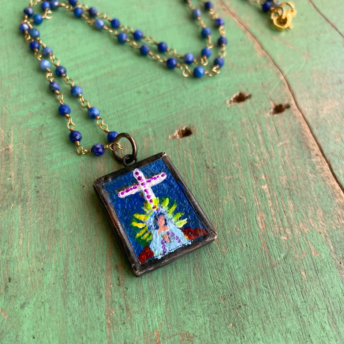 Lydia's Art St Michael Necklace