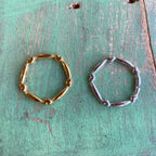Stainless Steel Band of Hearts Rings
