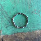 Stainless Steel Band of Hearts Rings