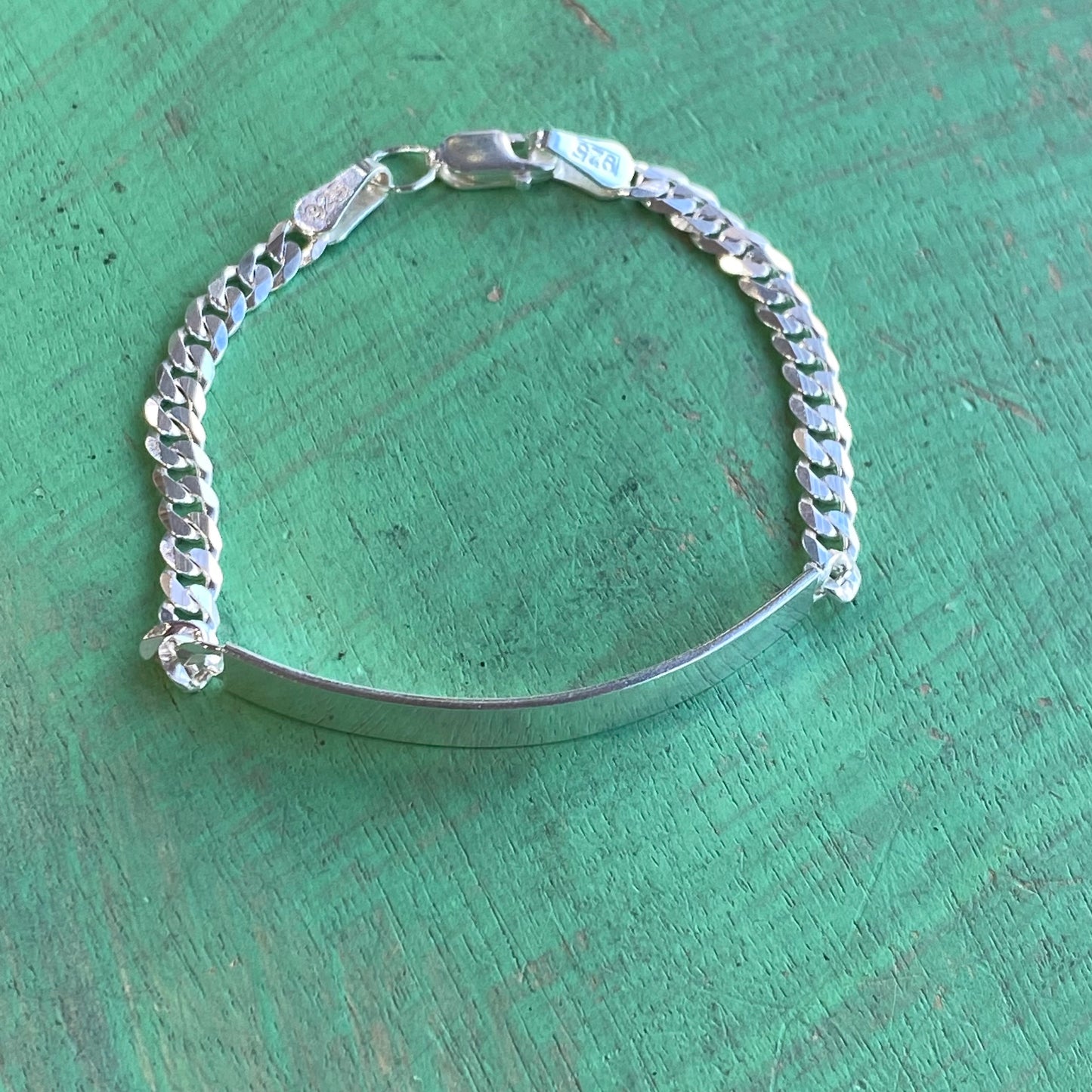 Kid's Sterling Silver Engravable Bracelet