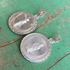 Sterling Silver Double sided St Jude/Crucifix Pendant
