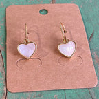 Pure Pearl Heart Necklace and Earrings