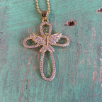 Dainty Holy Spirit Cross Necklace