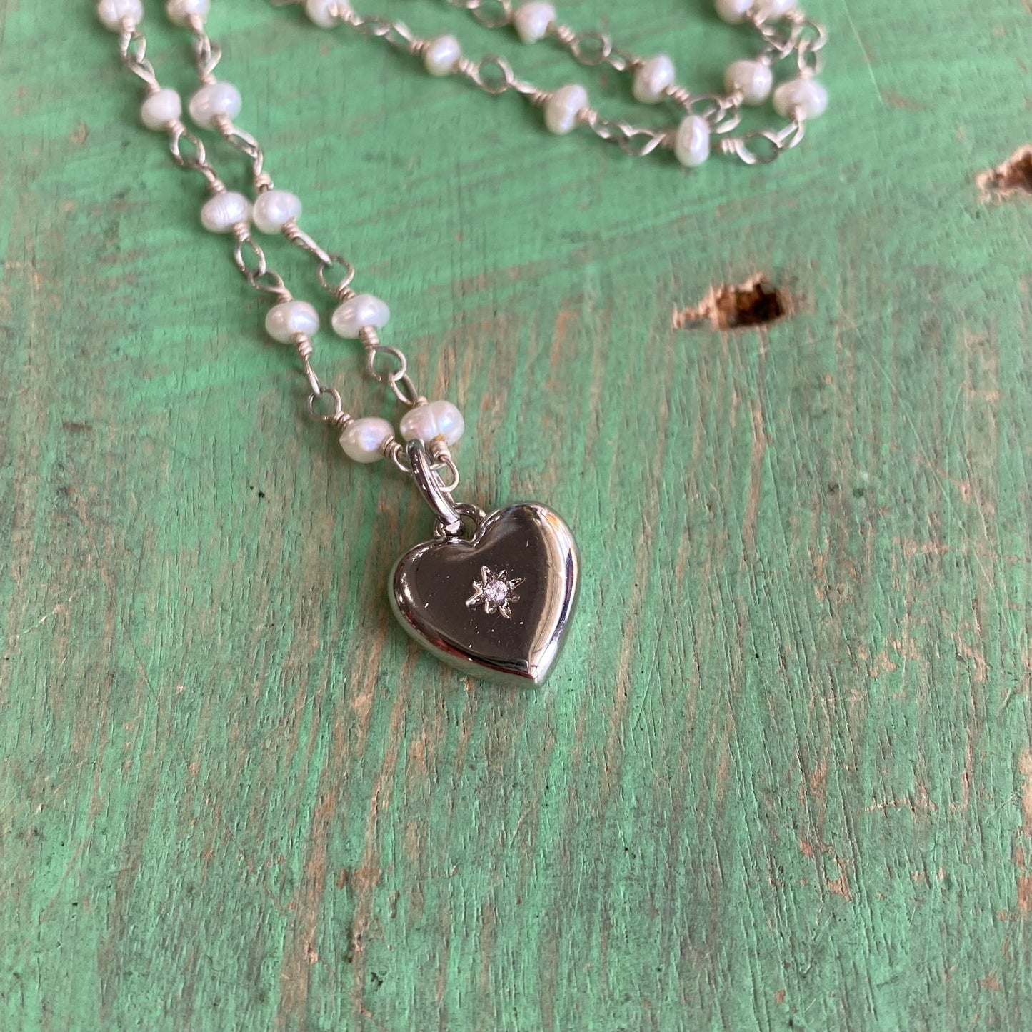 North Star Heart Necklace