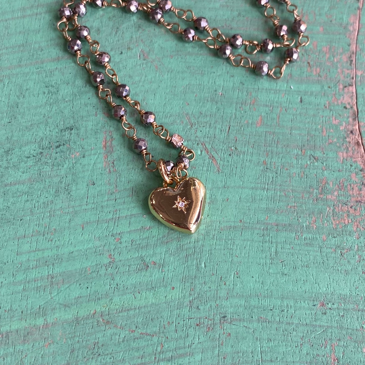 North Star Heart Necklace