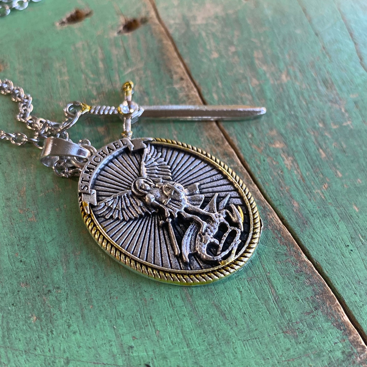 Sword of St Michael Necklace