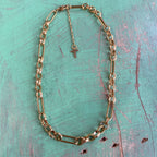 Faith Stainless Steel Chunky Necklace