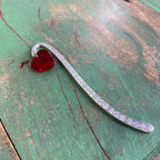 Crystal Heart Bookmarks